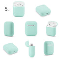 Simple Slim Silicone Assorted Colors Airpods Case Covers