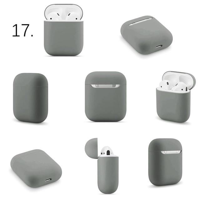 Simple Slim Silicone Assorted Colors Airpods Case Covers
