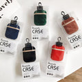 Luxury Suede AirPods Case Shock Proof Cover