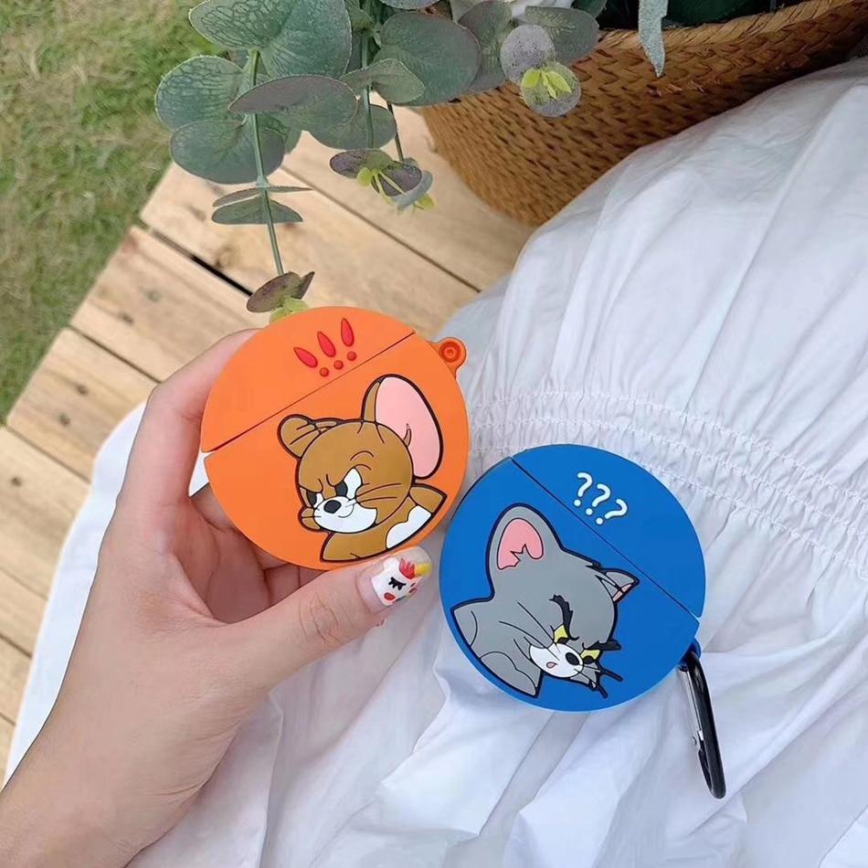 Tom and Jerry 'Confused Tom' Premium AirPods Case Shock Proof Cover