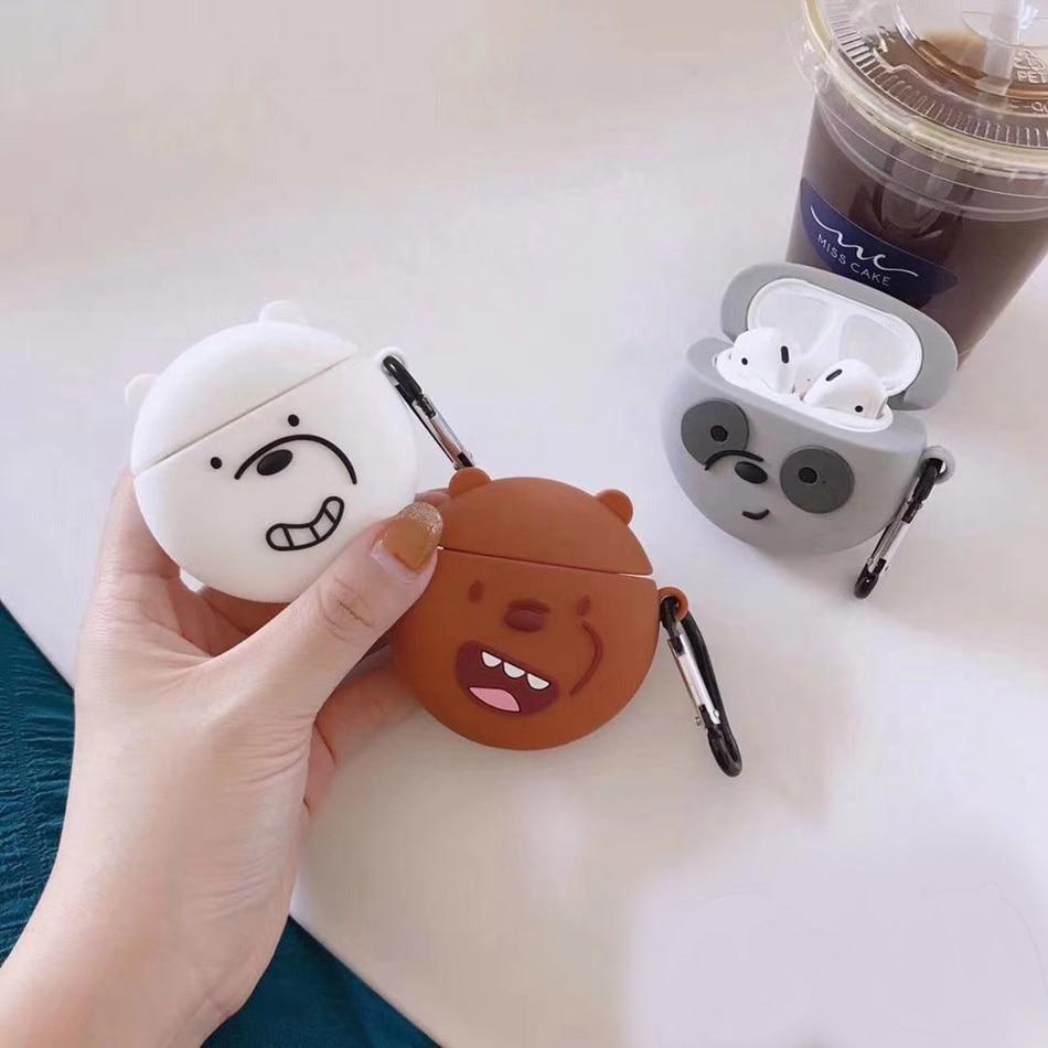 We Bare Bears 'Smiling Polar Bear' Premium AirPods Case Shock Proof Cover