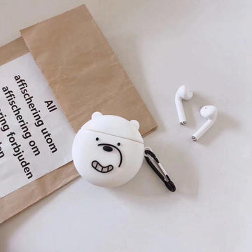 We Bare Bears 'Smiling Polar Bear' Premium AirPods Case Shock Proof Cover