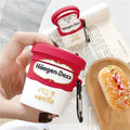 Haagen Dazs Ice Cream Ice Cream Premium AirPods Case Shock Proof Cover