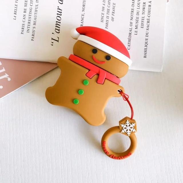 Christmas Gingerbread Cookie Premium AirPods Case Shock Proof Cover