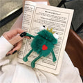 Furry Plush Frog Premium AirPods Case Shock Proof Cover