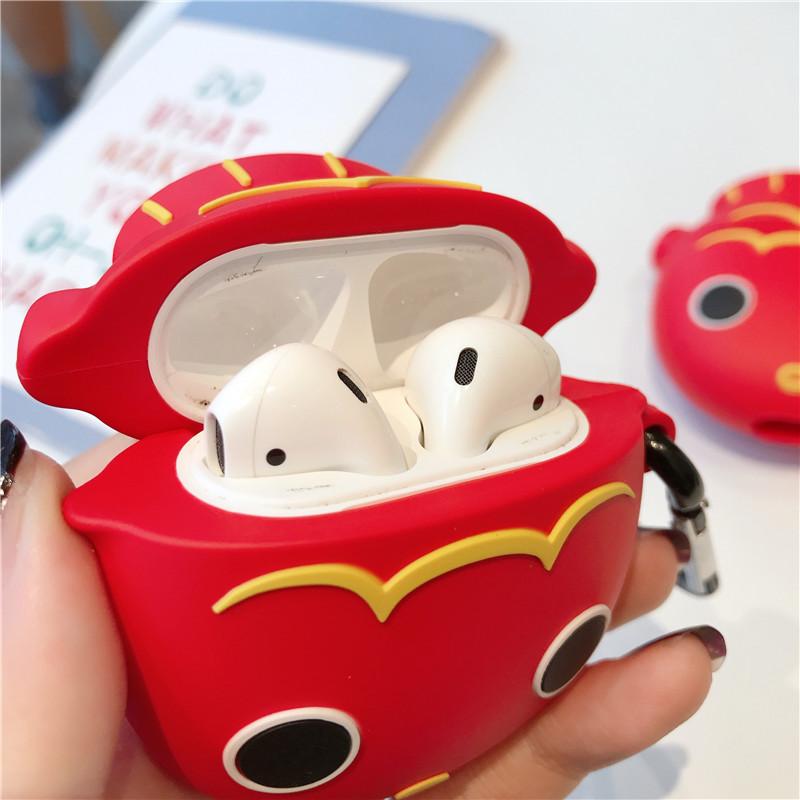 Red Japanese Coy Fish Premium AirPods Case Shock Proof Cover