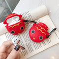 Red Japanese Coy Fish Premium AirPods Case Shock Proof Cover