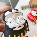 Japanese Good Luck Daruma Tumbler Doll Premium AirPods Case Shock Proof Cover