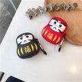 Japanese Good Luck Daruma Tumbler Doll Premium AirPods Case Shock Proof Cover