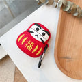 Japanese Good Luck Daruma Tumbler Doll Premium AirPods Case Shock Proof Cover