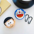 Doraemon 'Dark Blue Laughing' Premium AirPods Case Shock Proof Cover