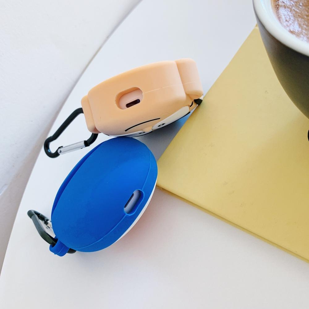 Doraemon 'Dark Blue Laughing' Premium AirPods Case Shock Proof Cover