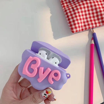 Cute 'Bye' Premium AirPods Case Shock Proof Cover