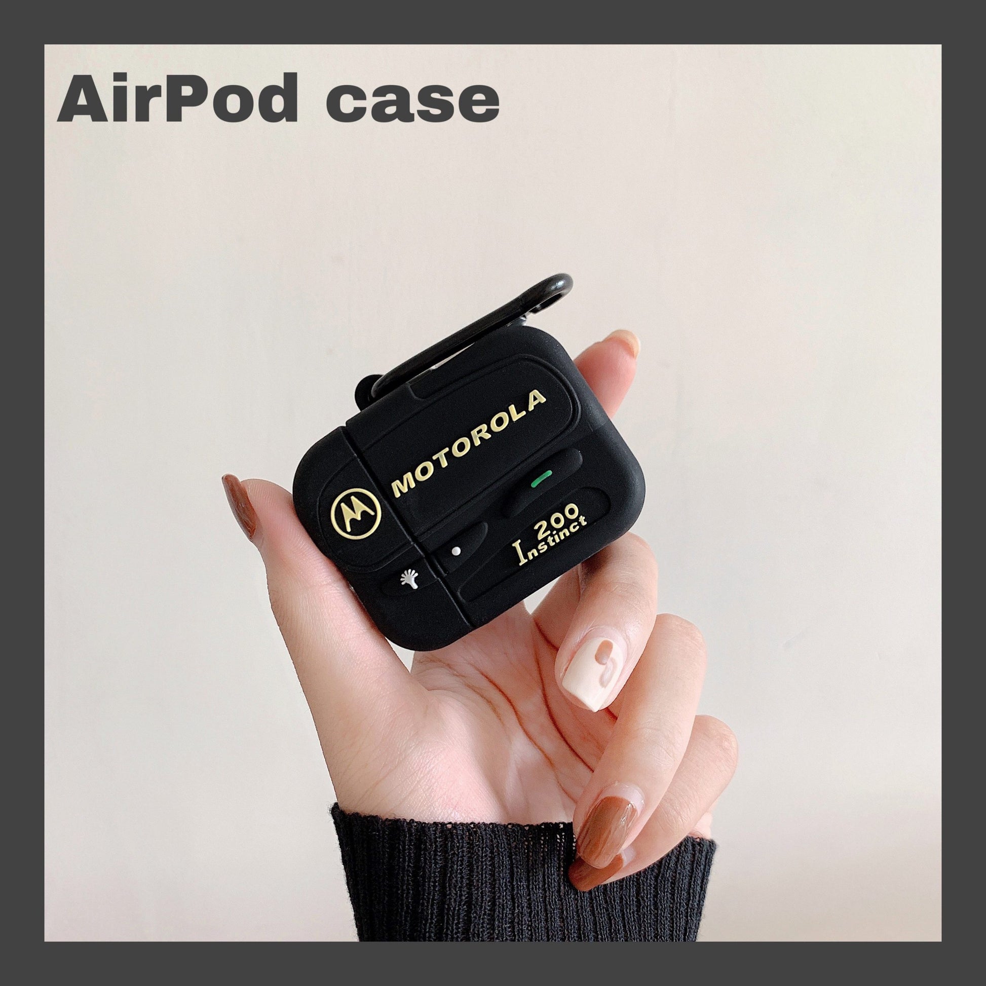 Classic Old School Motorola Beeper AirPods Case Shock Proof Cover