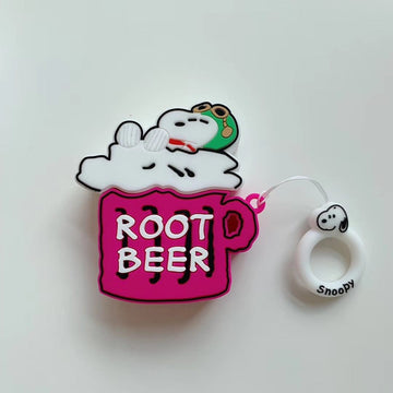 Charlie Brown 'Root Beer' Premium AirPods Case Shock Proof Cover