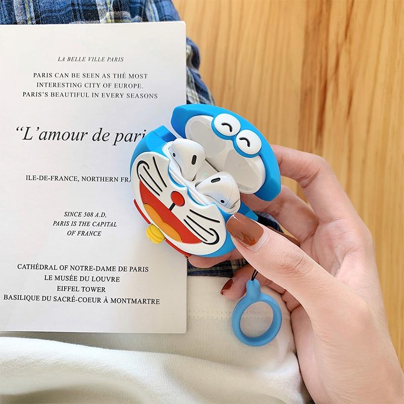 Doraemon 'Laughing' Premium AirPods Case Shock Proof Cover