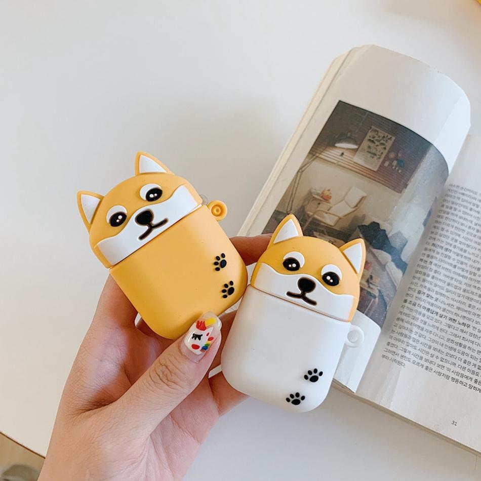 Cute Blonde and White Corgi Dog Premium AirPods Case Shock Proof Cover