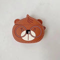Cute Bear with Reading Glasses Premium AirPods Case Shock Proof Cover