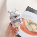 Cute Sitting Hippo Premium AirPods Case Shock Proof Cover