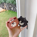 Cute Bear with Reading Glasses Premium AirPods Case Shock Proof Cover