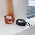 Cute Bear with Reading Glasses Premium AirPods Case Shock Proof Cover