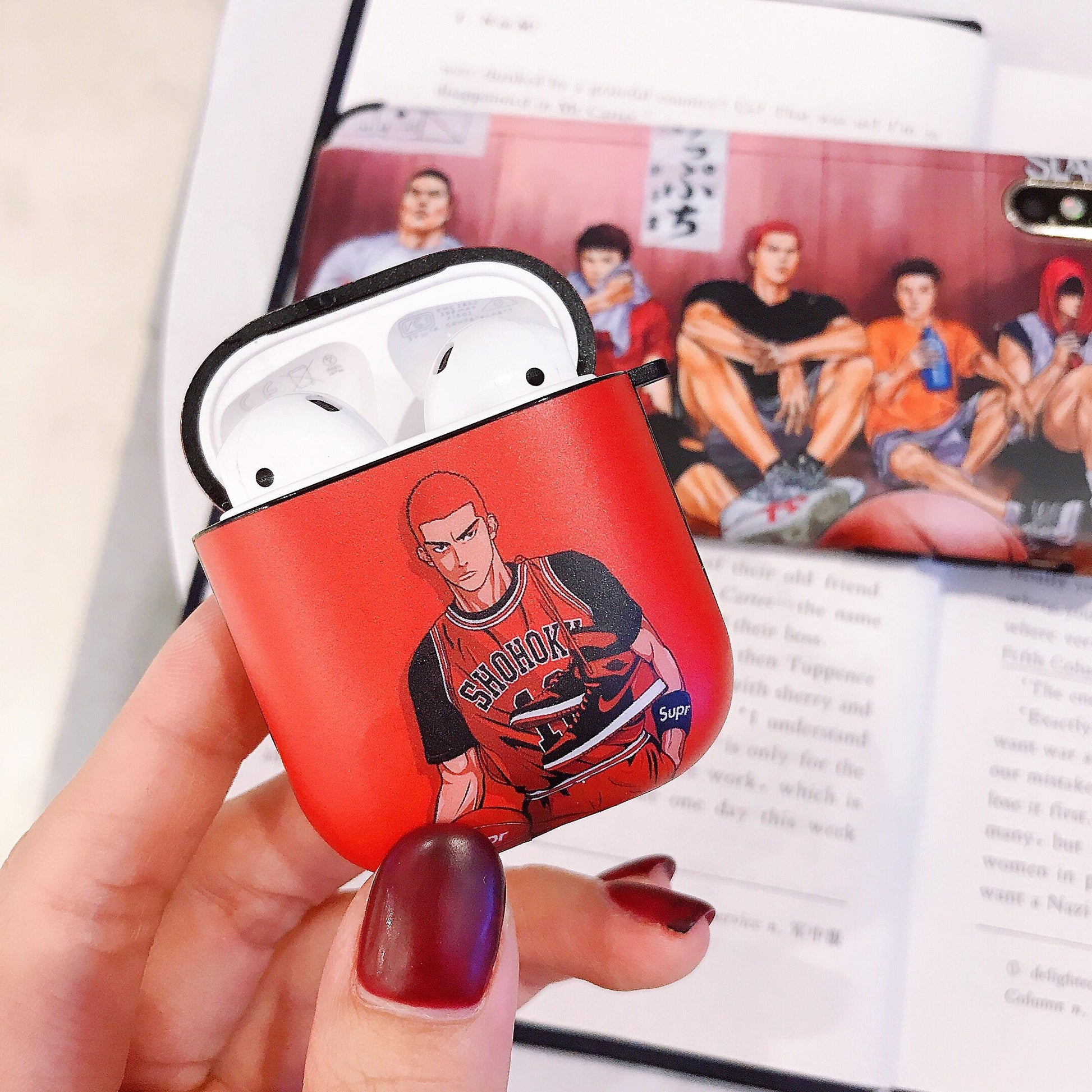 Slam Dunk 'Sakuragi Hanamichi' AirPods Case Shock Proof Cover