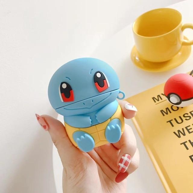 Pokemon 'Cute Sitting Squirtle' Premium AirPods Case Shock Proof Cover