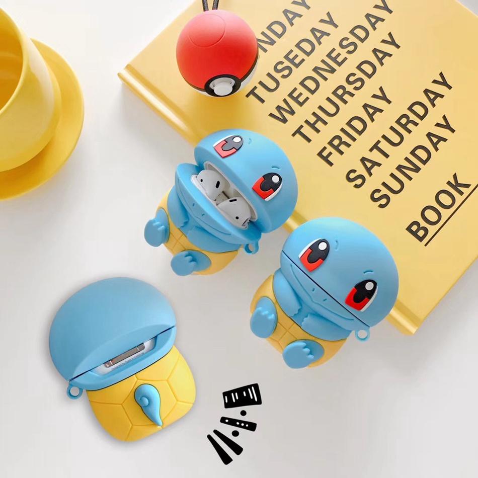 Pokemon 'Cute Sitting Squirtle' Premium AirPods Case Shock Proof Cover