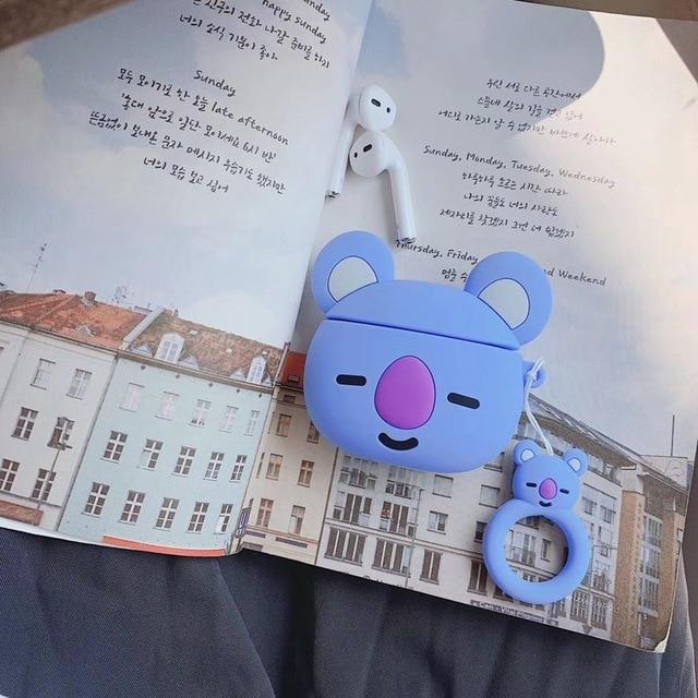 Happy Blue Koala Premium AirPods Case Shock Proof Cover