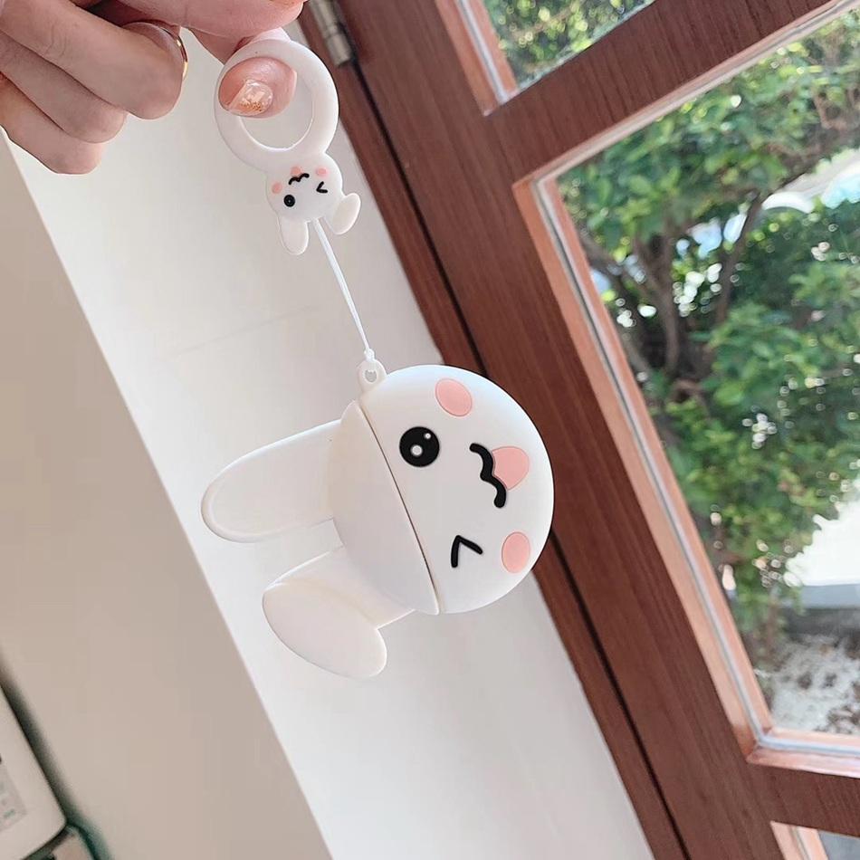 Cute Winking Bunny Premium AirPods Case Shock Proof Cover