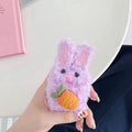 Cute Plush Furry Bunny Premium AirPods Case Shock Proof Cover