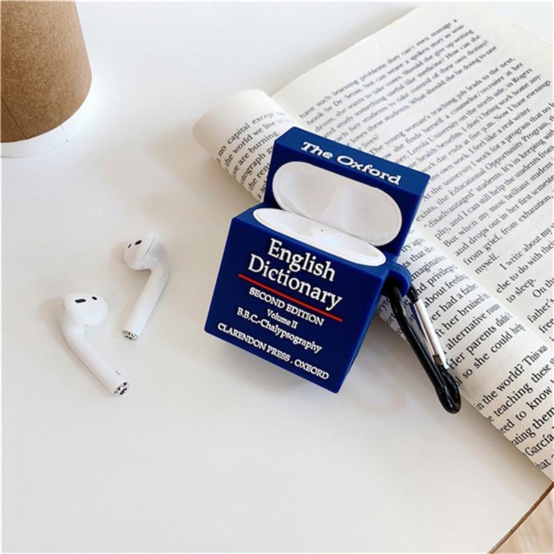 Cute Oxford Dictionary Premium AirPods Case Shock Proof Cover