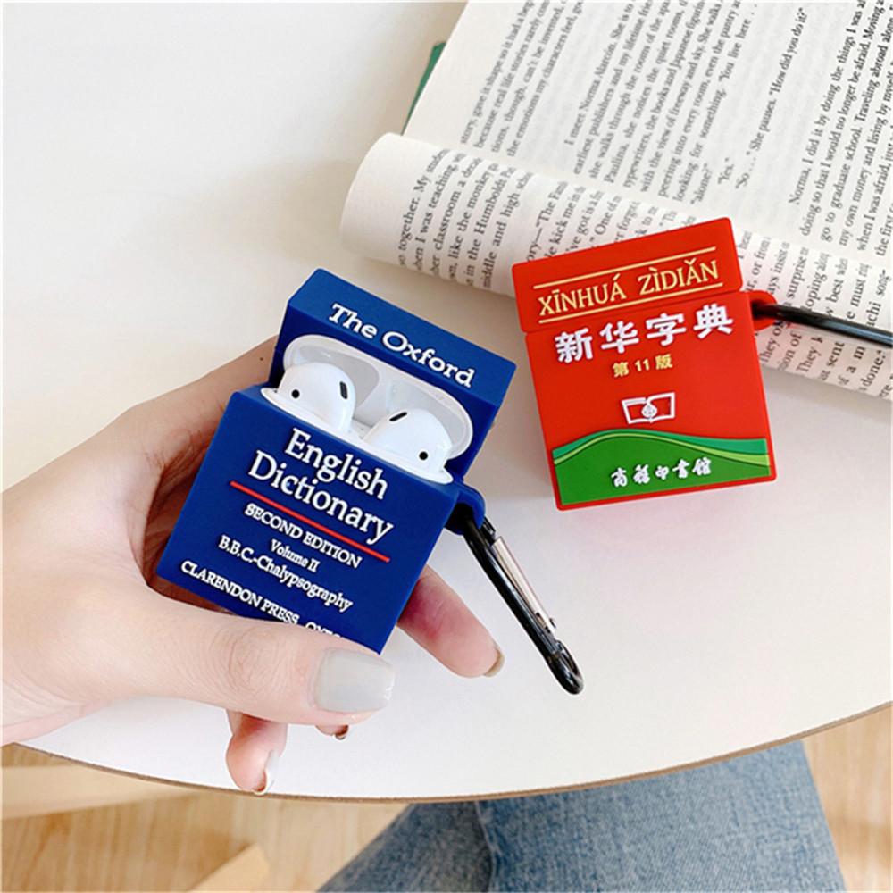 Cute Oxford Dictionary Premium AirPods Case Shock Proof Cover