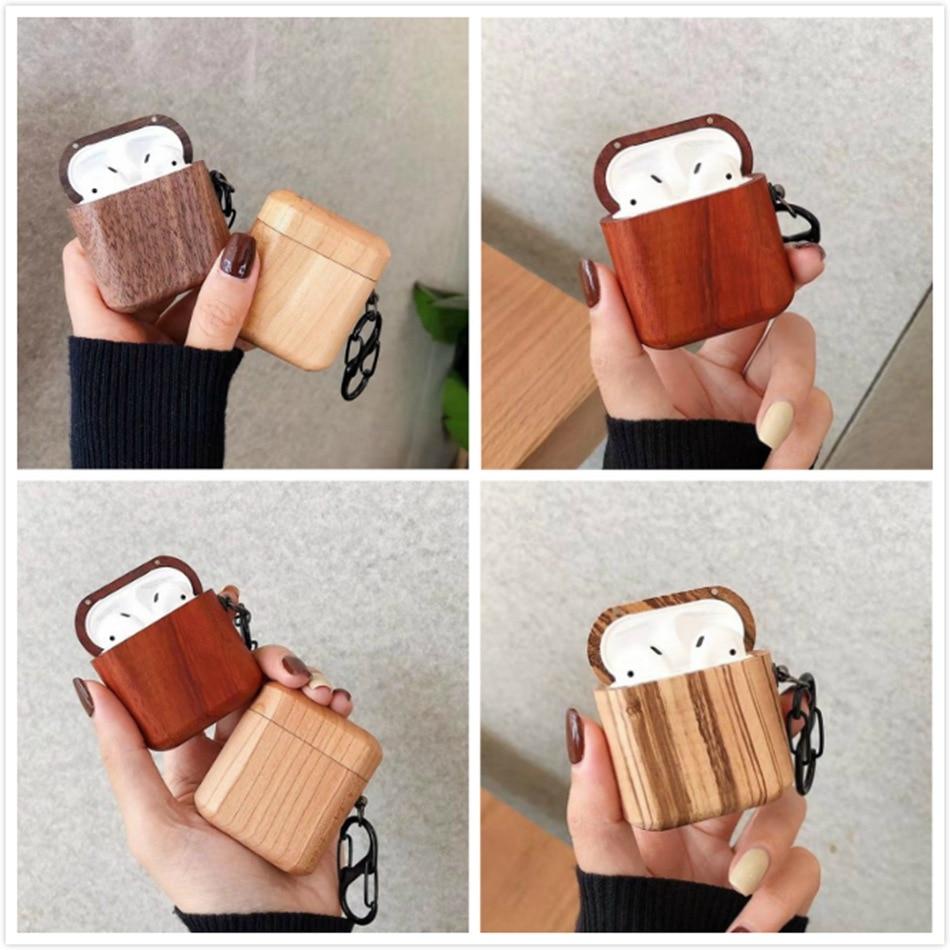 Exotic Wood AirPods Case Shock