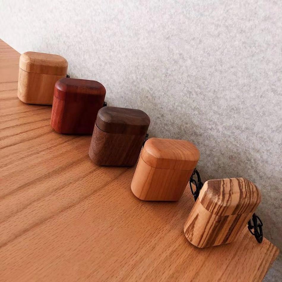 Exotic Wood AirPods Case Shock