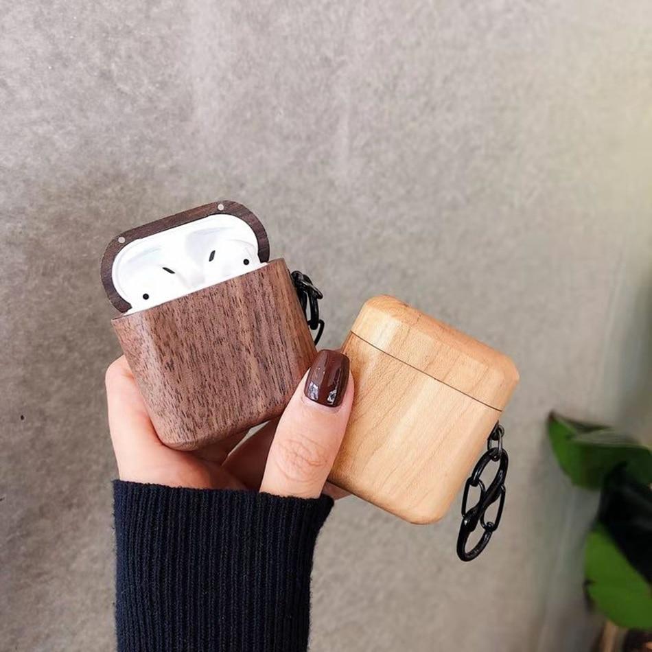 Exotic Wood AirPods Case Shock