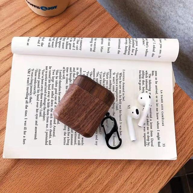 Exotic Wood AirPods Case Shock