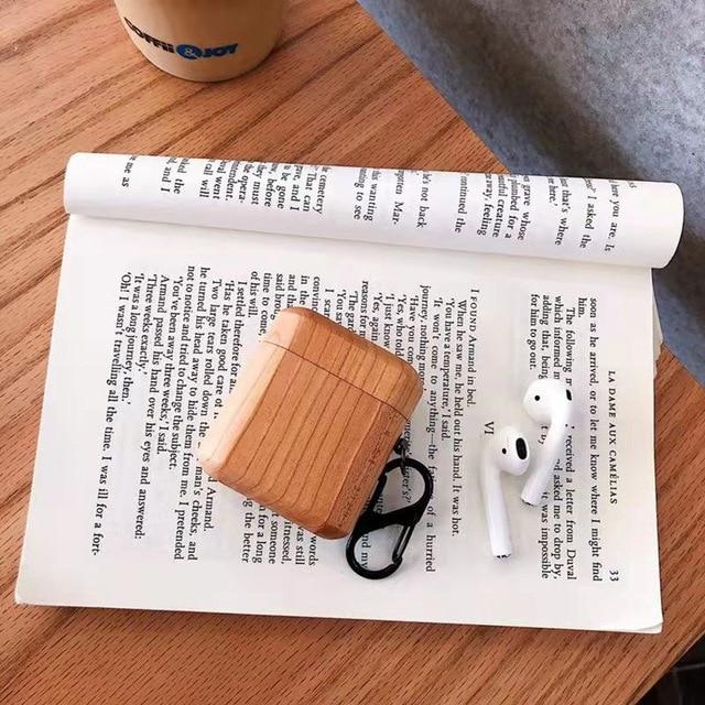 Exotic Wood AirPods Case Shock