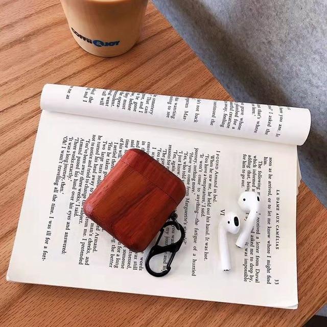 Exotic Wood AirPods Case Shock