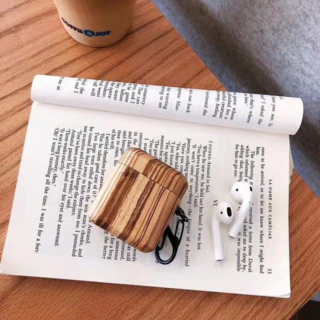 Exotic Wood AirPods Case Shock