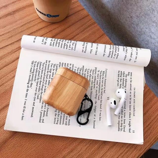 Exotic Wood AirPods Case Shock