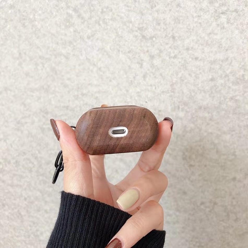Exotic Wood AirPods Case Shock