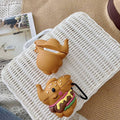 Cute Elephant Hamburger Premium AirPods Case Shock Proof Cover