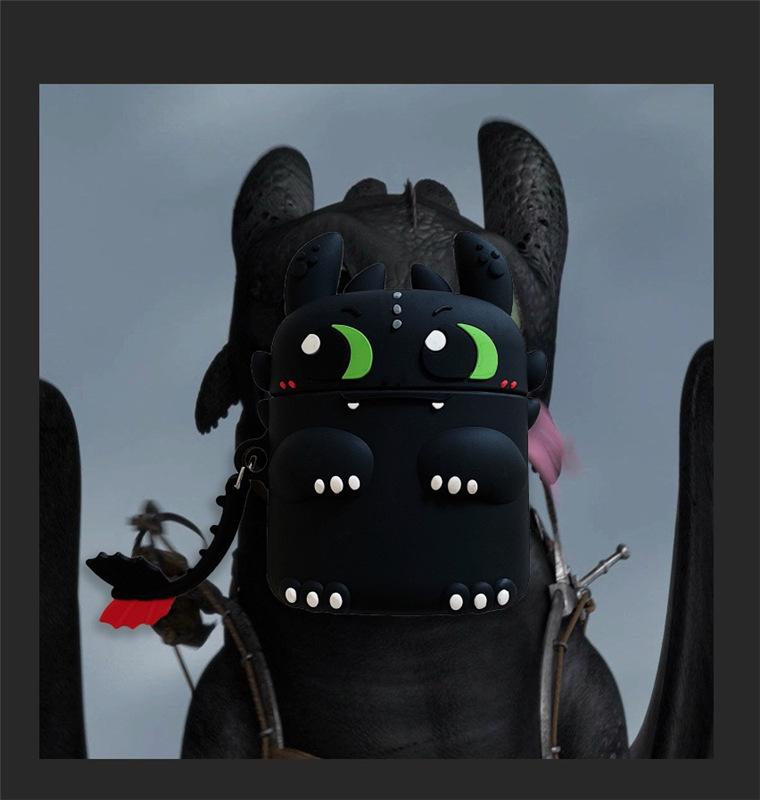 How to Train Your Dragon 'Night Fury aka Toothless' Premium AirPods Case Shock Proof Cover
