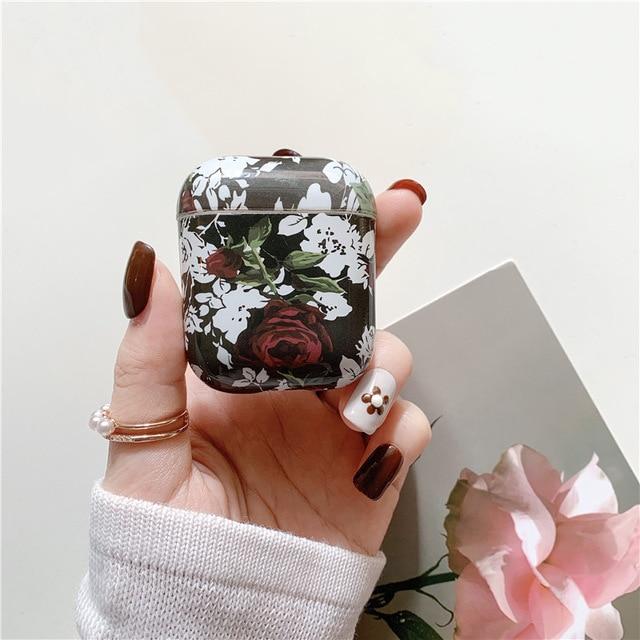 Flowers AirPods Case Shock Proof Cover