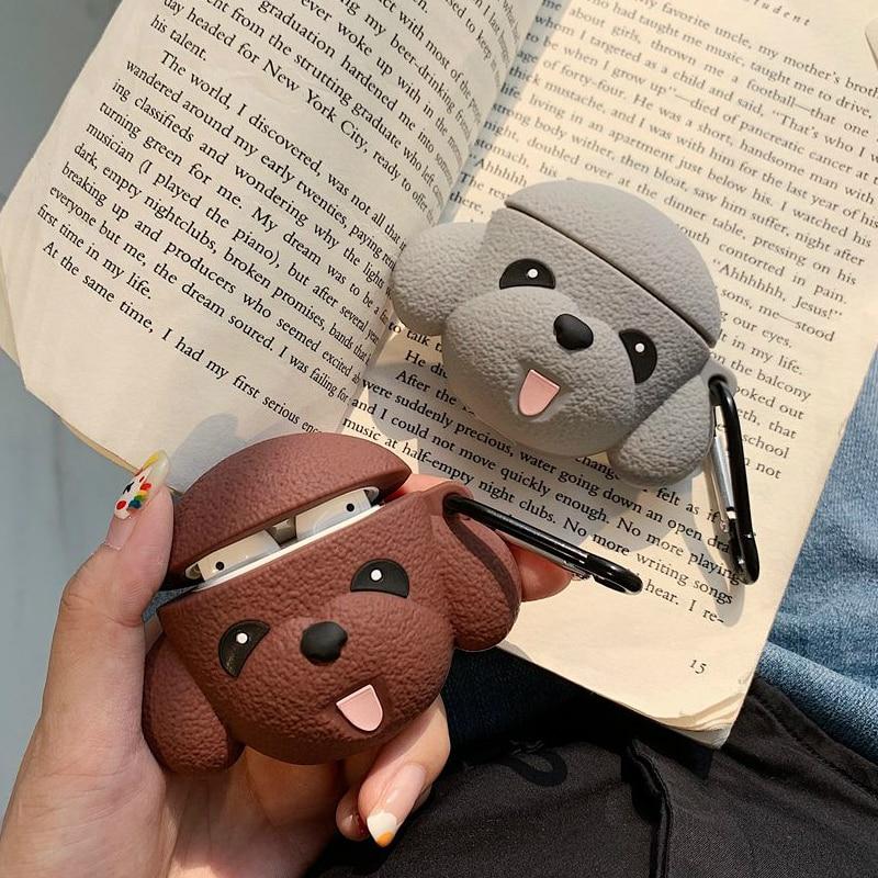 Cute Dog 'Poodle' Premium AirPods Case Shock Proof Cover