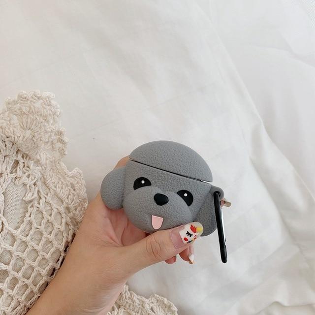 Cute Dog 'Poodle' Premium AirPods Case Shock Proof Cover