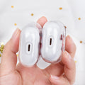 Cute Christmas Clear Acrylic AirPods Case Shock Proof Cover