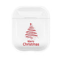 Cute Christmas Clear Acrylic AirPods Case Shock Proof Cover