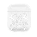 Cute Christmas Clear Acrylic AirPods Case Shock Proof Cover